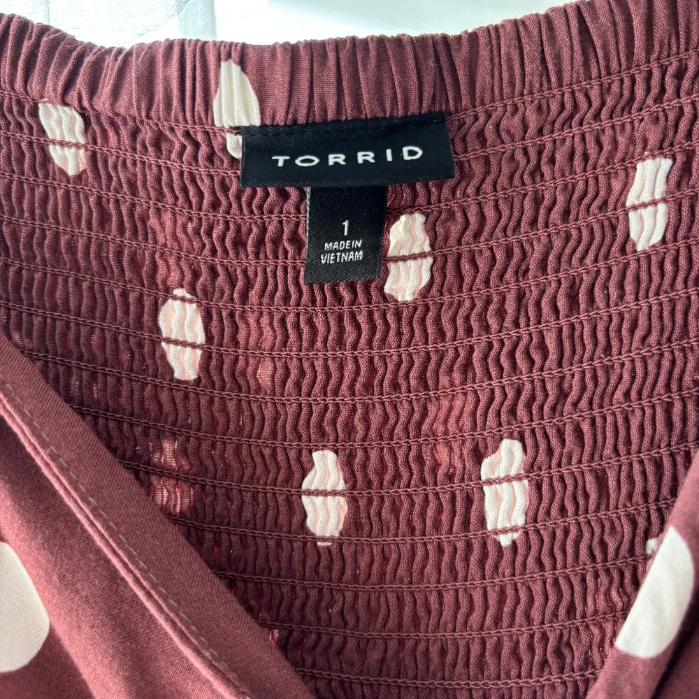 Torrid polka  dot dress